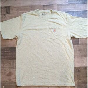 Carhartt Relaxed Fit Heavyweight Short-Sleeve Pocket T-Shirt‎ Hibiscus Size XL